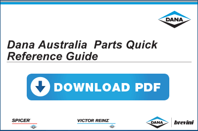 Download Dana Australia Parts Quick Reference Guide