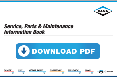 Download Dana service parts and maintenance manual